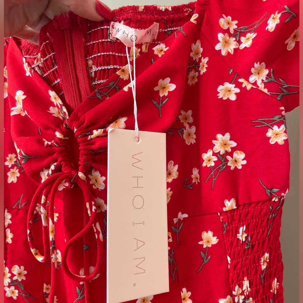Hello Molly smocked sweetheart floral mini • new with tags!